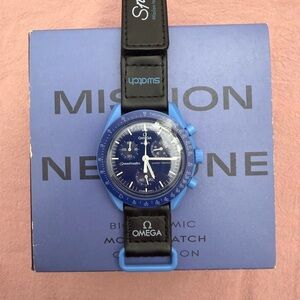 Swatch X Omega Bioceramic Moonswatch Mission To Neptune Watch